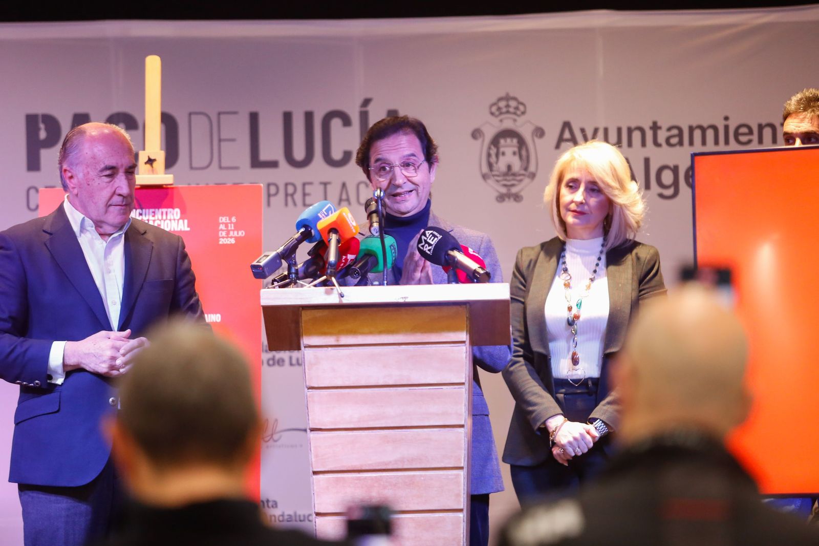 Fotos de la presentación del XII Encuentro Internacional de Guitarra Paco de Lucía