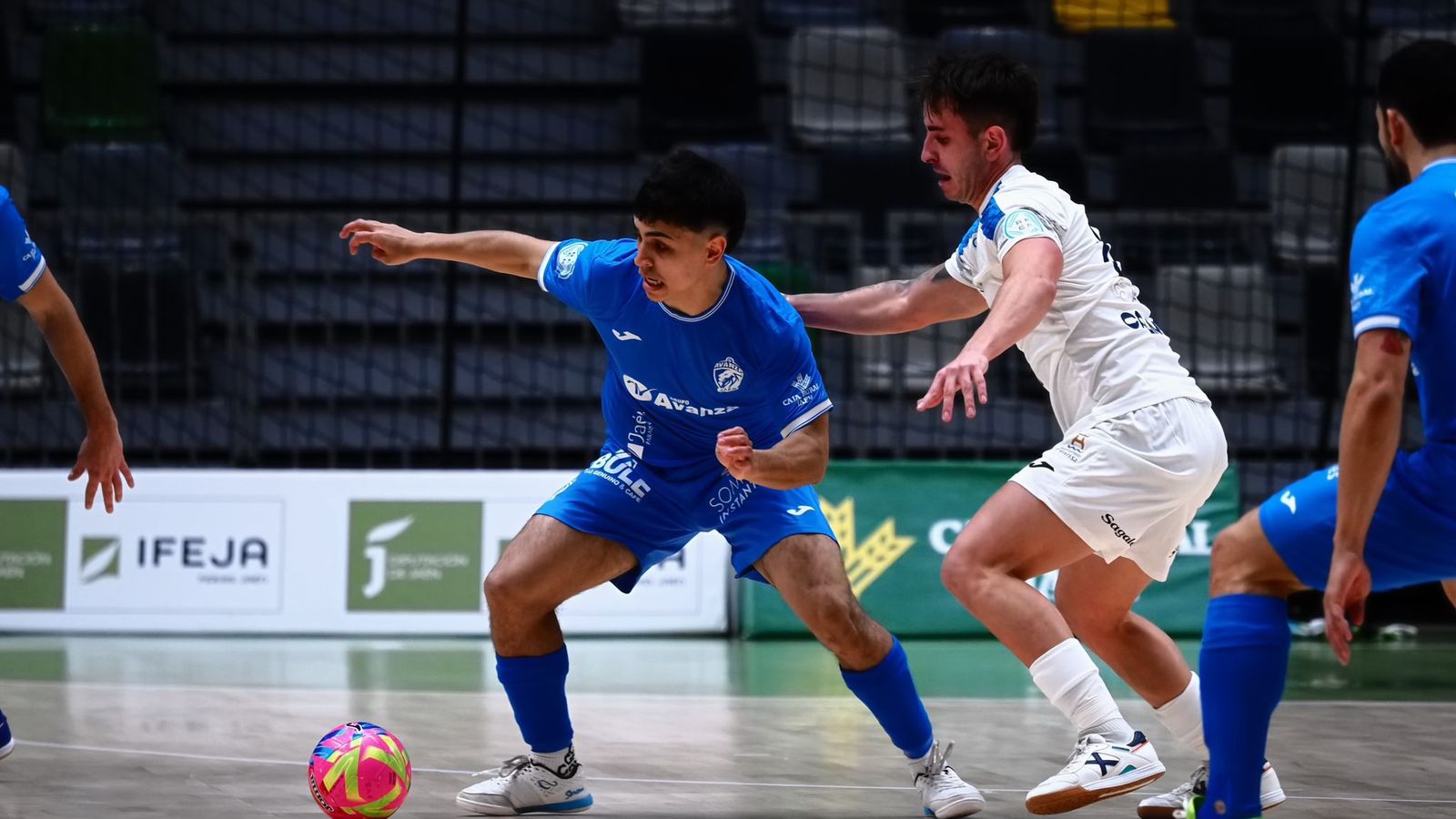 Jiennenses e ibicencos protagonizaron un encuentro muy igualado.