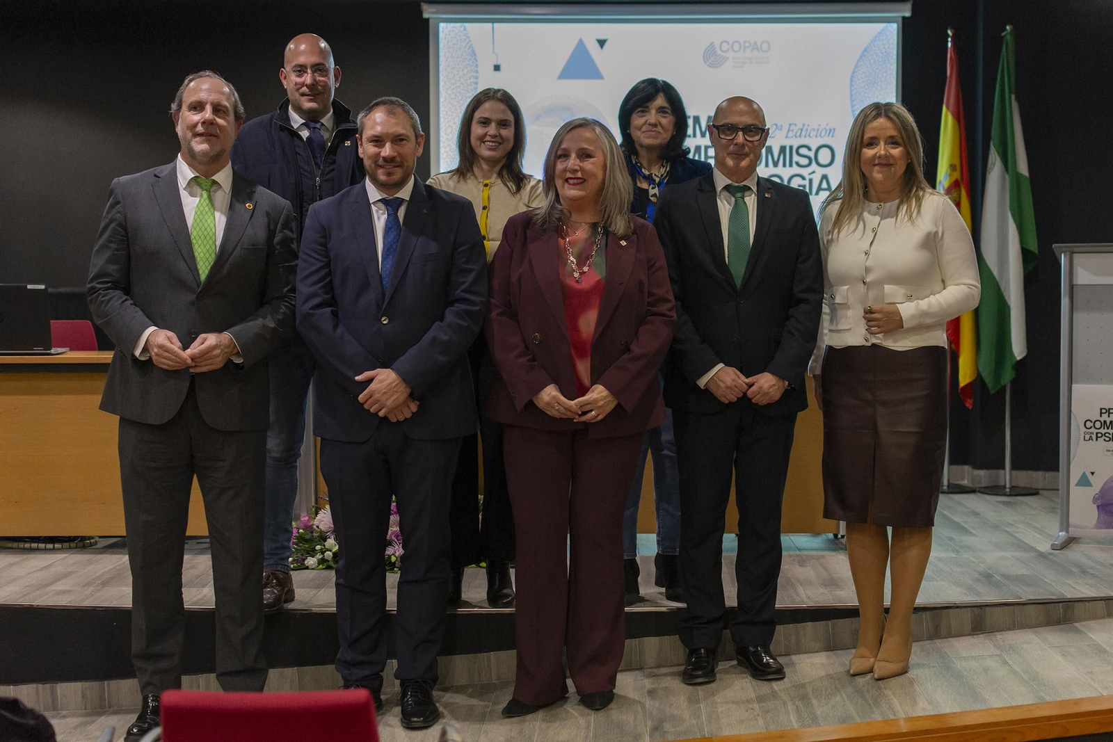 Premiados por el colegio en Jaén.