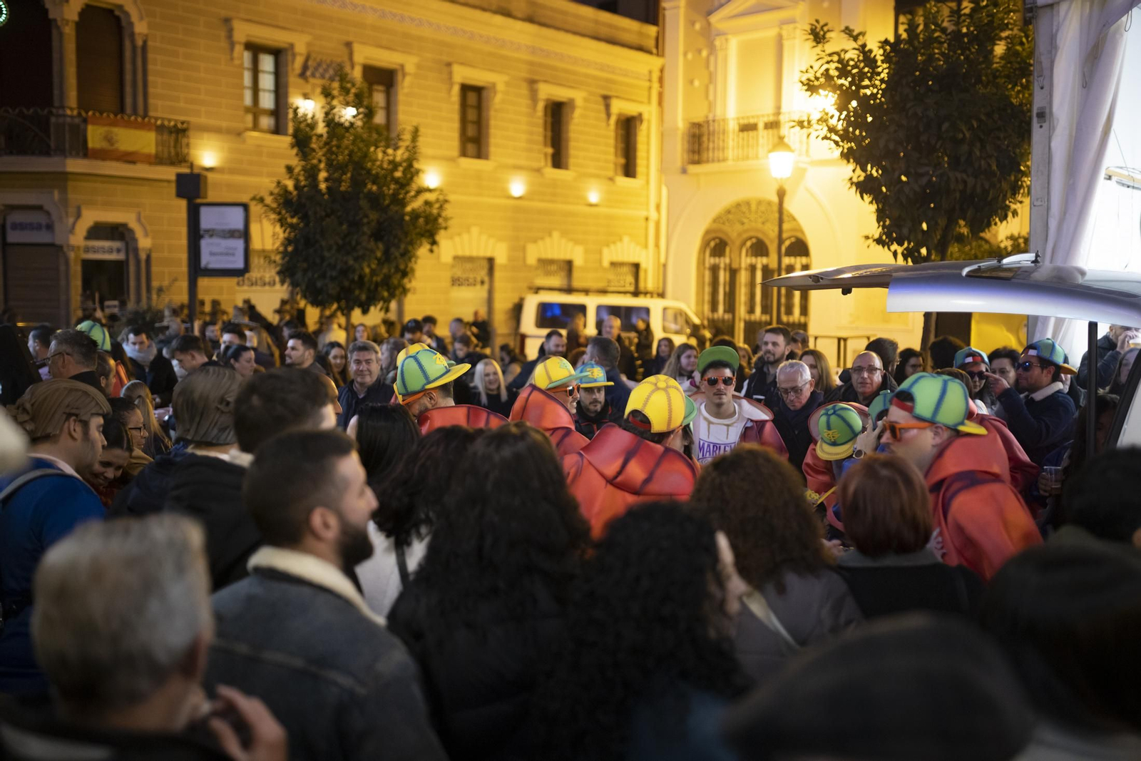 Ambiente en el último día de semifinales del Carnaval Colombino