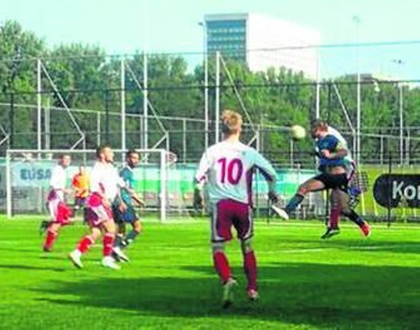 Imagen del primer partido de la segunda fase ante la Universidad de Wolfburgo.
