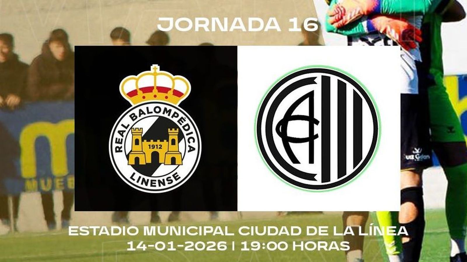 El anuncio del encuentro entre Balona y Atlético Central