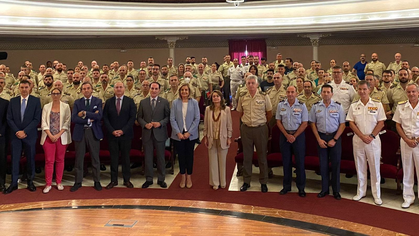 La asistencia masiva al acto