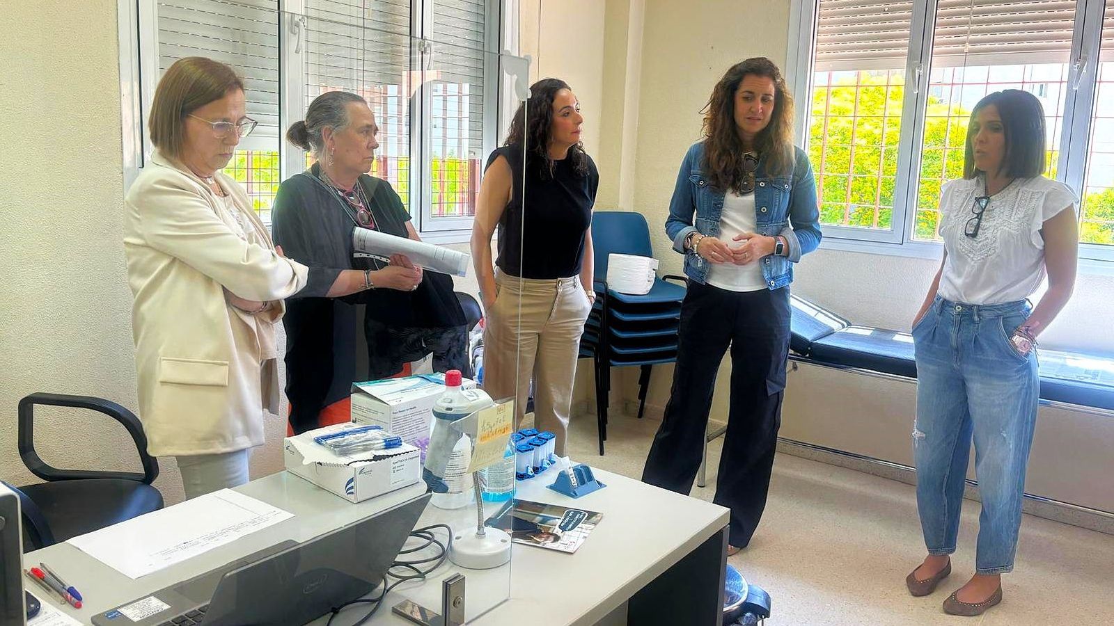 Paula Conesa, en el CTA de Algeciras.