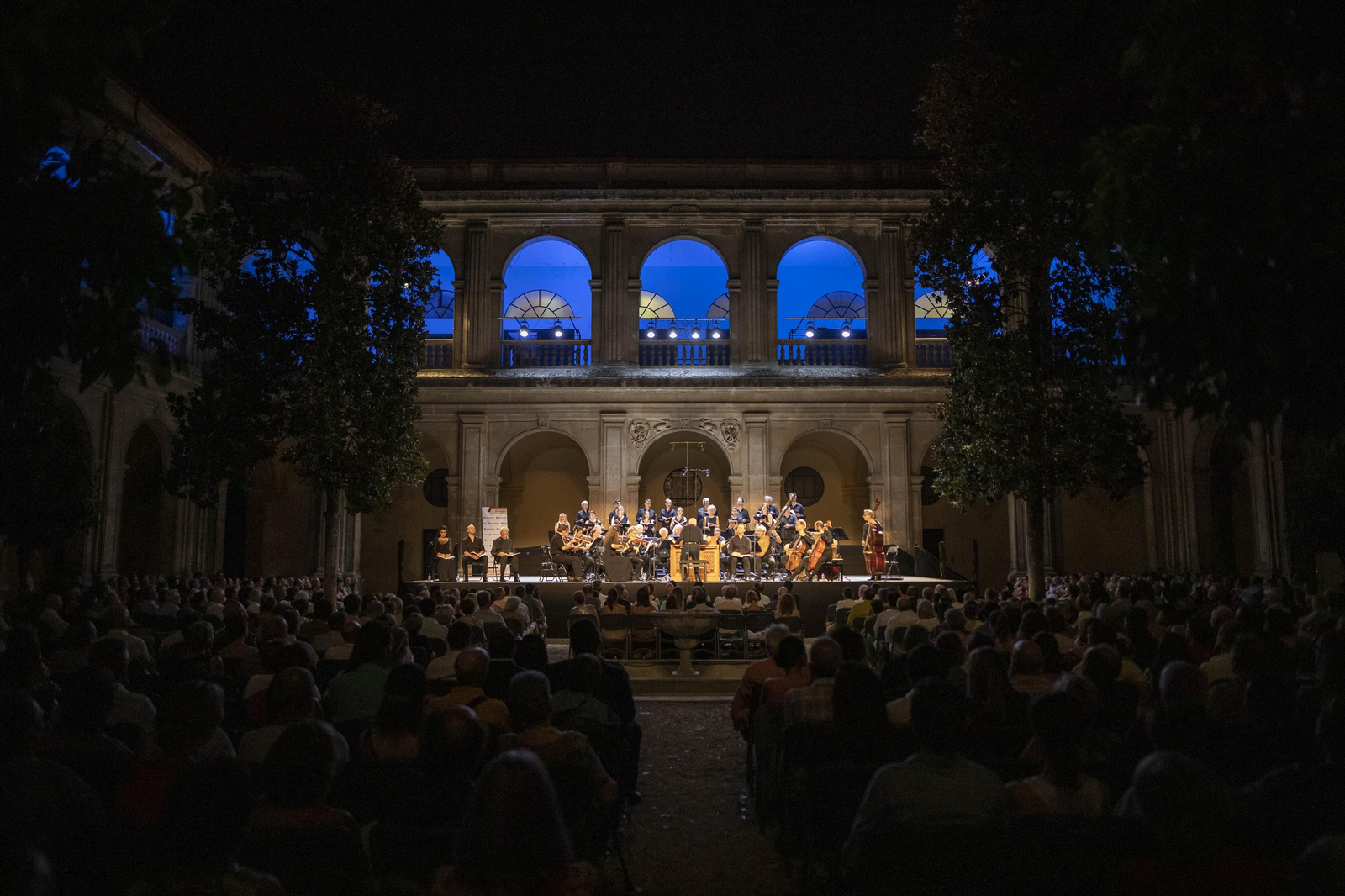 Ton Koopman a ritmo de Bach en el Hospital Real, en imágenes