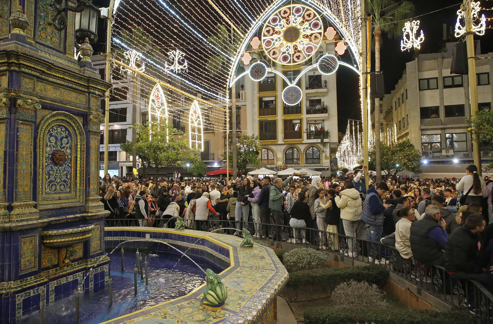 La inauguración del alumbrado navideño de Algeciras, en imágenes