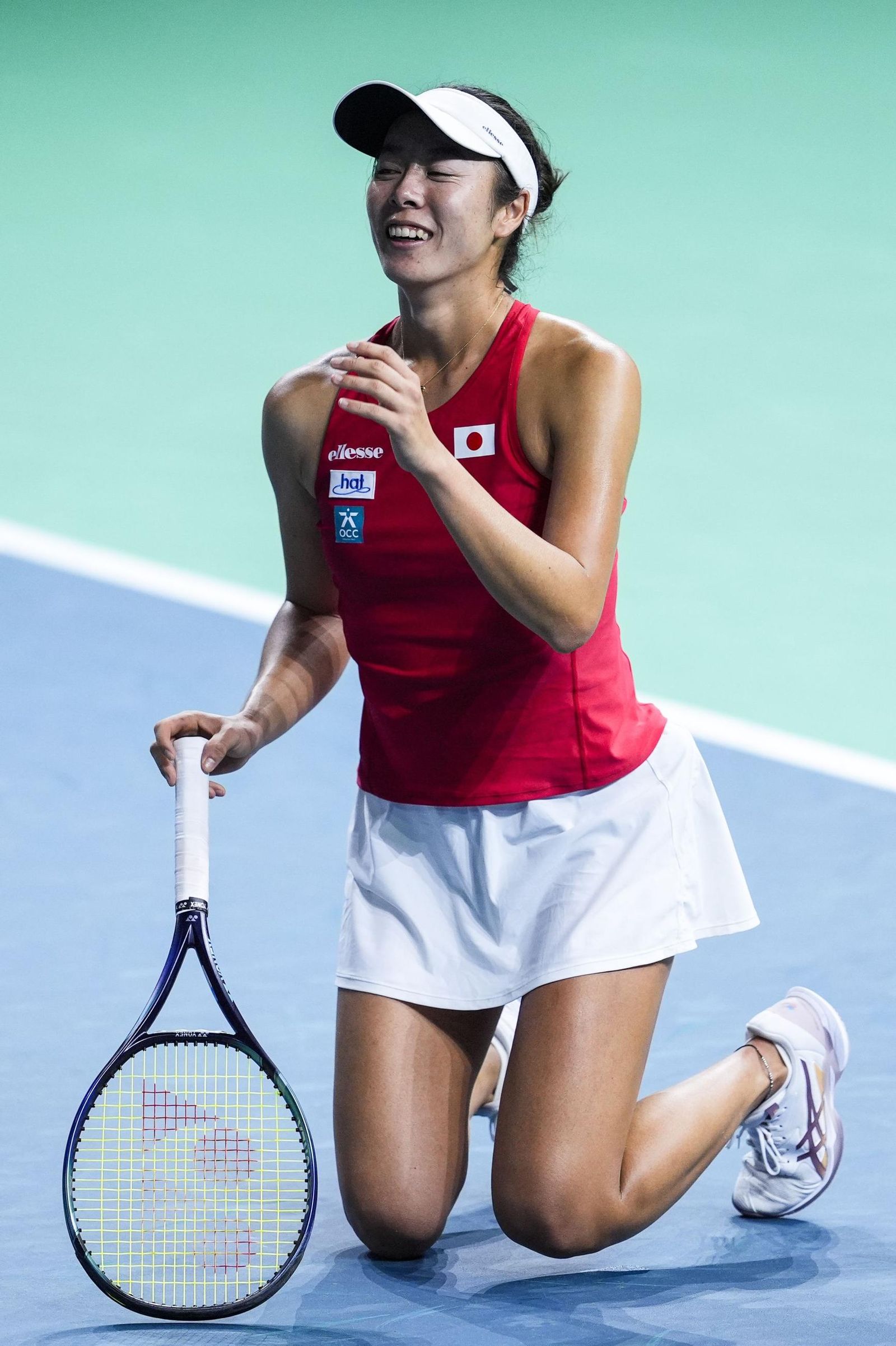 El Italia-Japón de la Billie Jean King en Málaga, en fotos