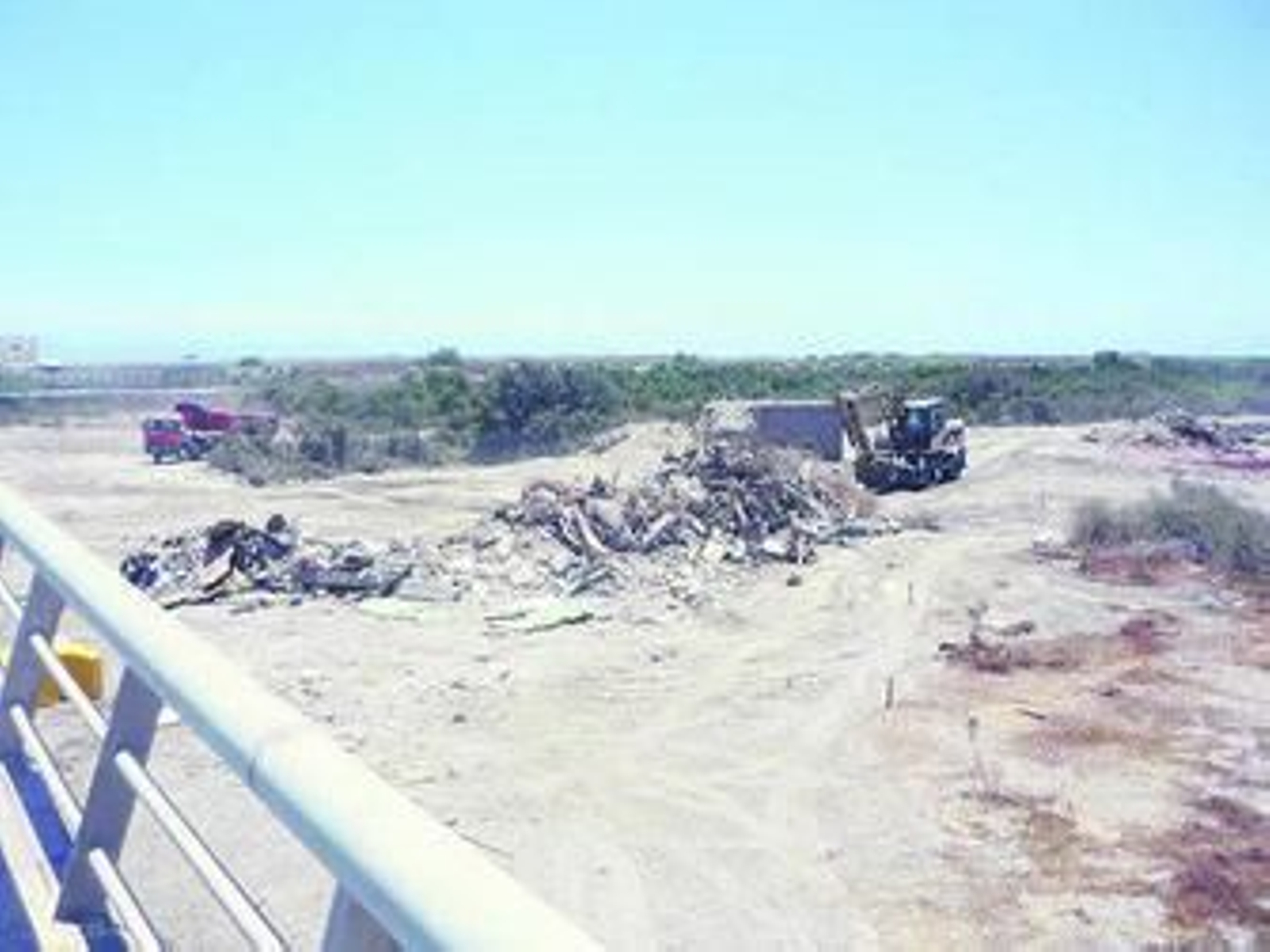 Terrenos donde se construirá el Parque del Andarax, en la Vega de Acá.