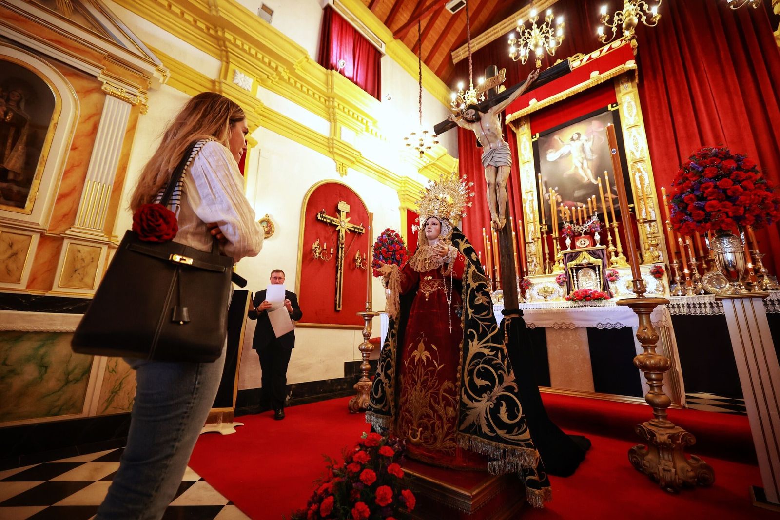Las imágenes de la Virgen del Mayor Dolor (Vera Cruz) tras su restauración