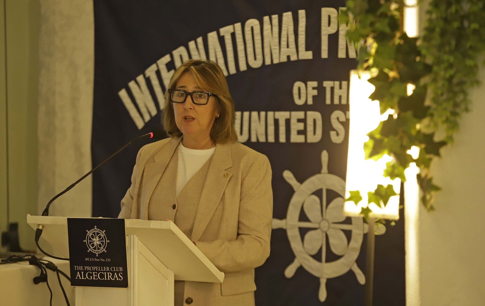 Fotos del almuerzo del Propeller Club de Algeciras con Juan Antonio Patrón y Fidel Ruiz