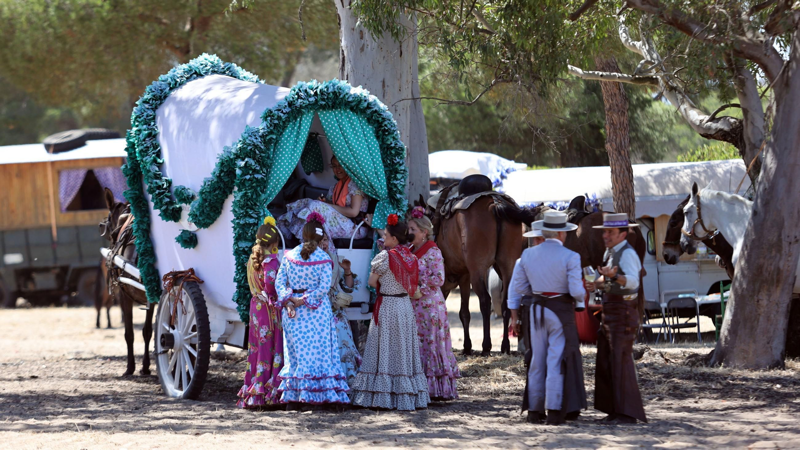 Jueves de camino de la Hdad de Jerez por el Coto Doñana