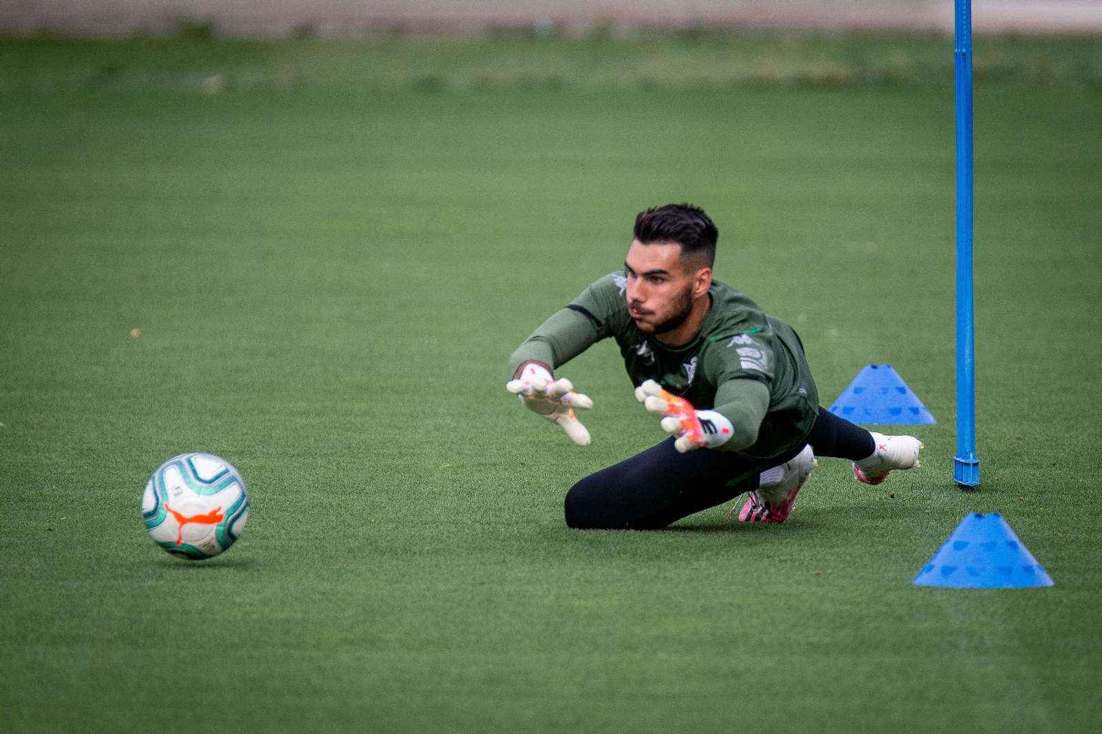 Dani Martín, en un entrenamiento.