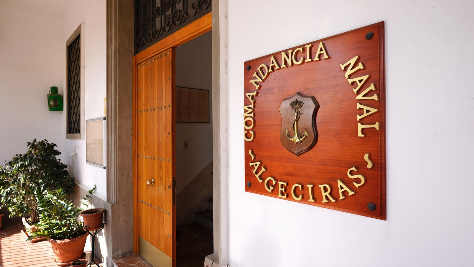 Entrevista con el comandante naval Fernando García, en la sede la comandancia de Algeciras