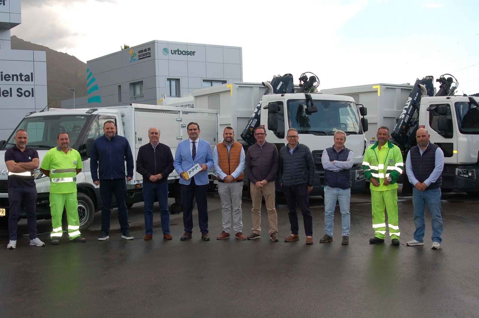 La presentación de los nuevos vehículos.