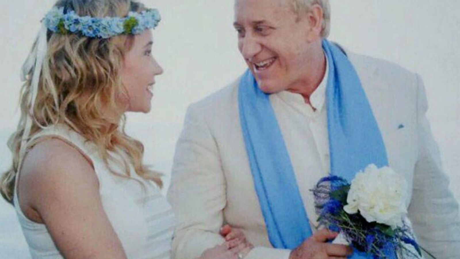 Boda de Josep María Mainat con Ángela Dobrowolski.