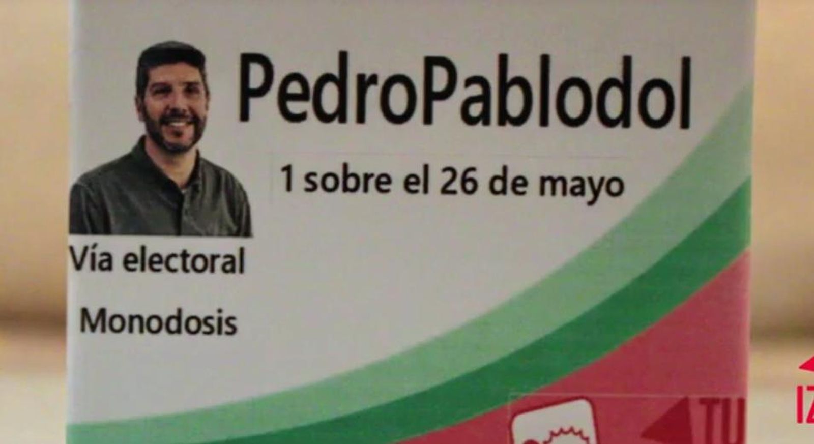 El alcaldable de IU en Rota da nombre al medicamento PedroPablodol.
