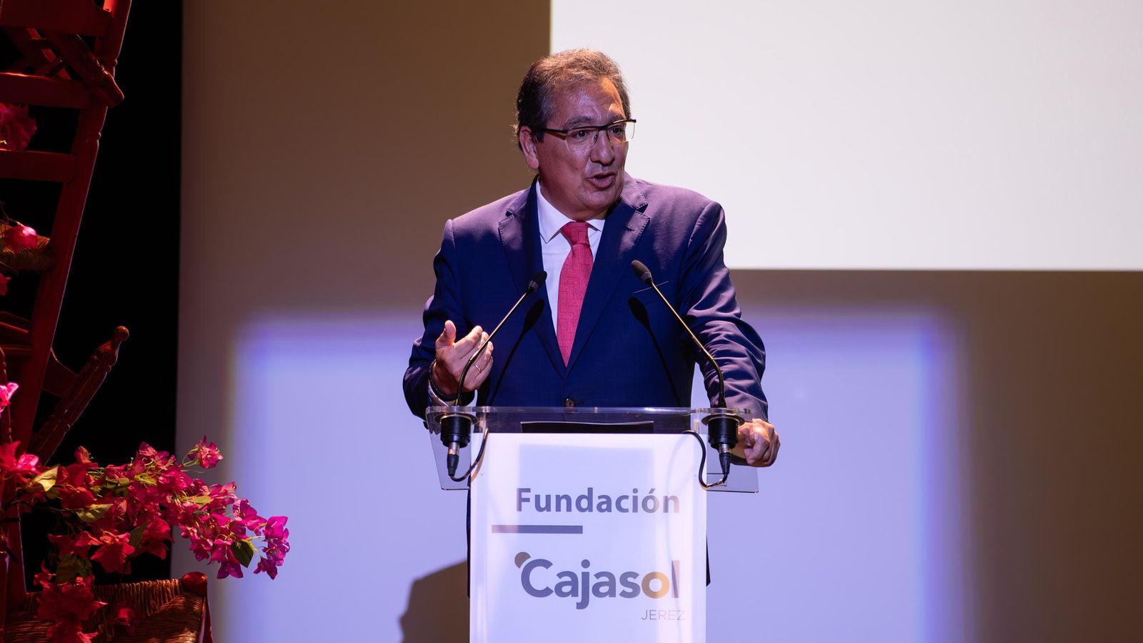 El presidente de la Fundación Cajasol, Antonio Pulido.