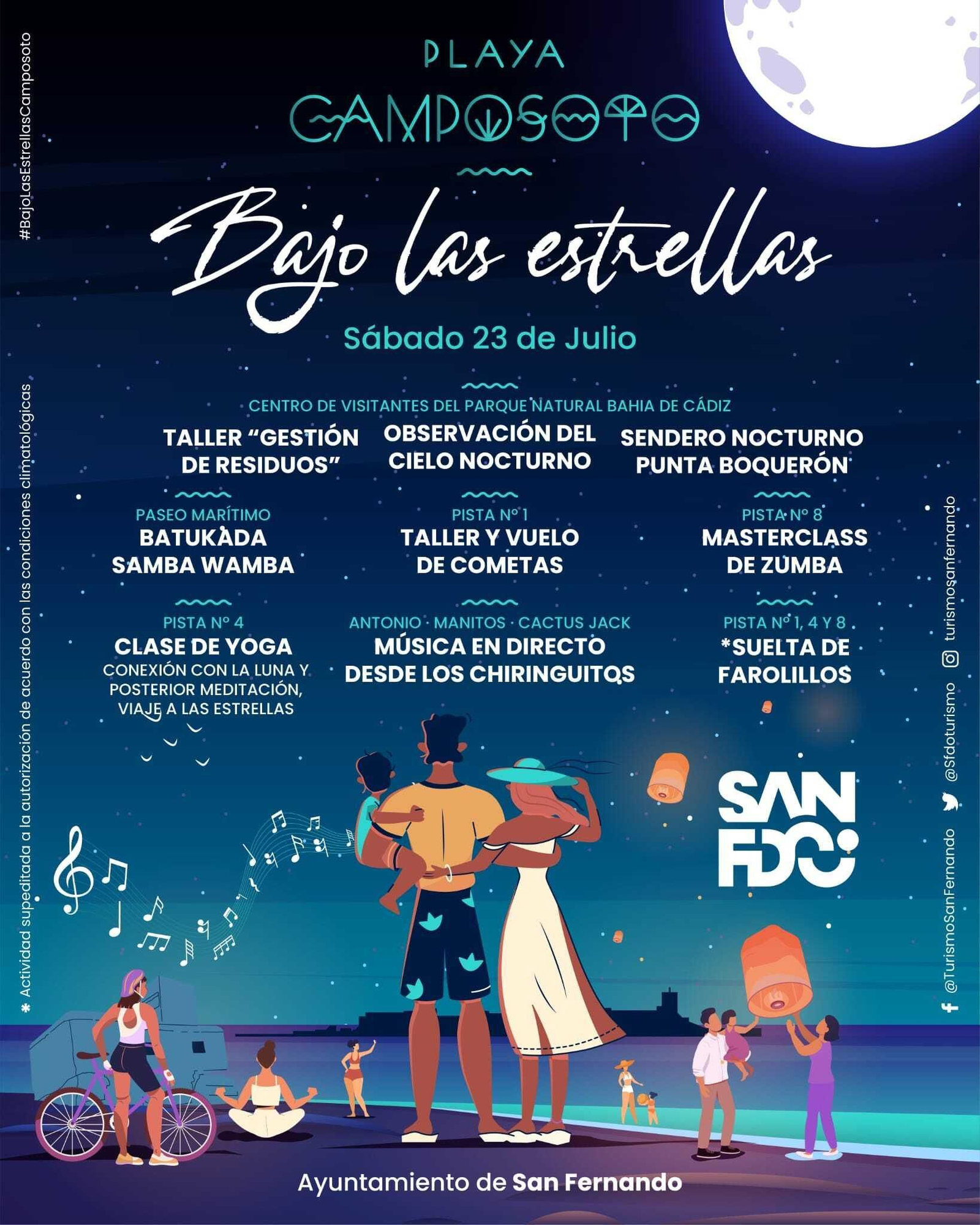 Cartel de 'Camposoto bajo las estrellas'