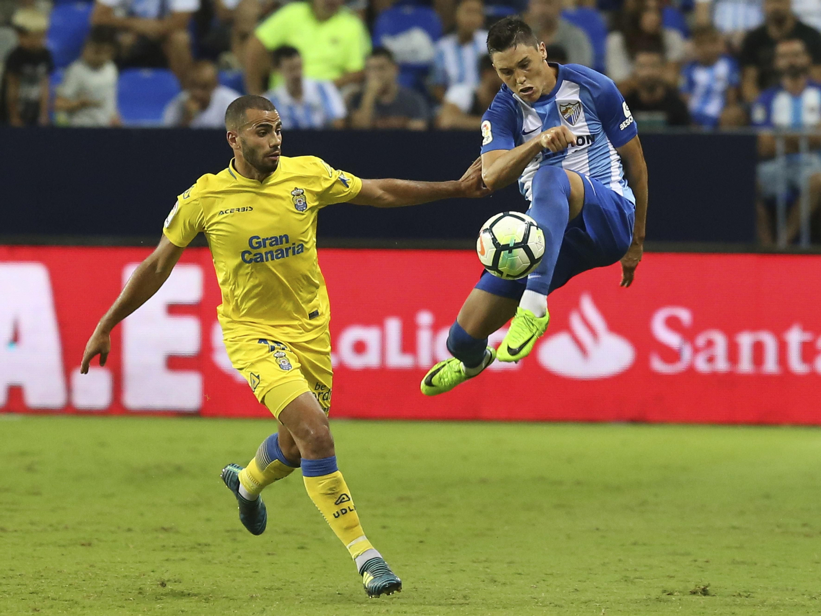El Málaga CF-Las Palmas, en imágenes