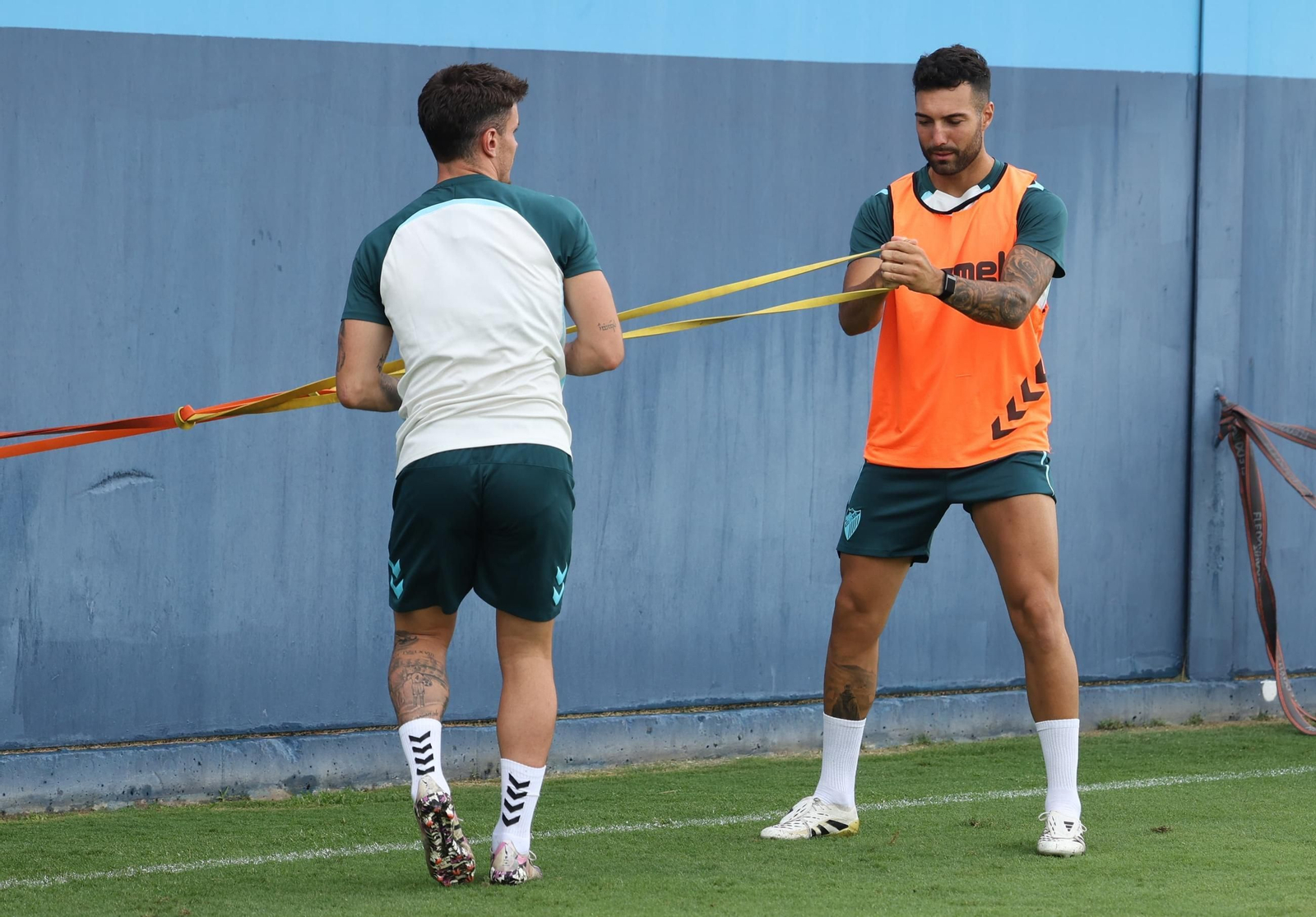 Javi Montero ya trabaja con el Málaga CF en el Anexo de La Rosaleda
