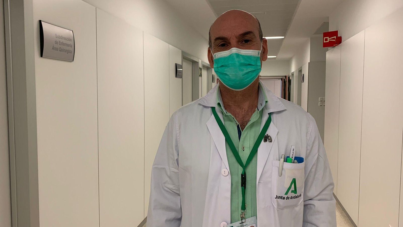 José Luis Velasco, jefe de Hospitalización Covid y Neumología en el Clínico.