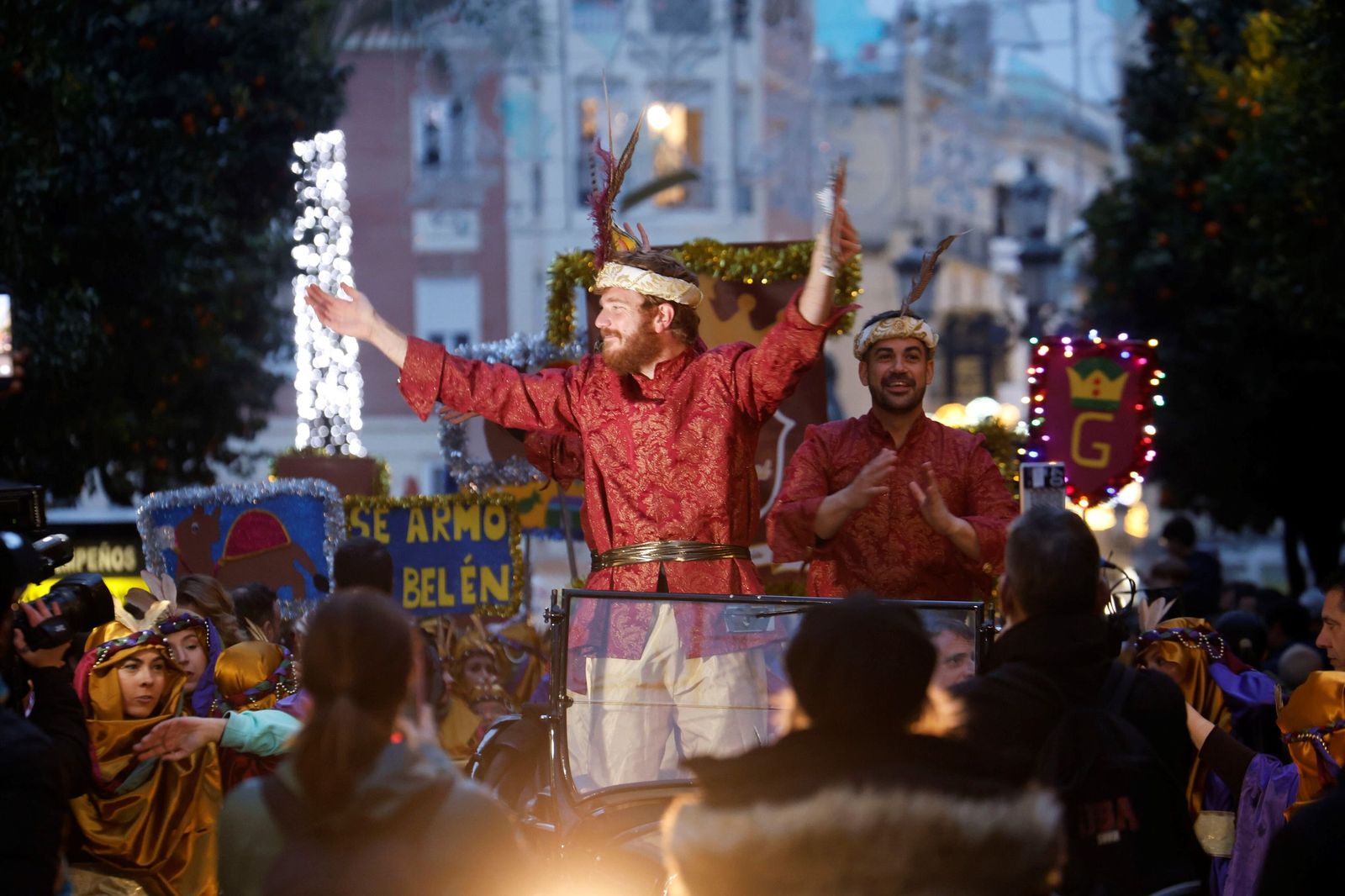 El Cartero Real en una de las calles del Centro.