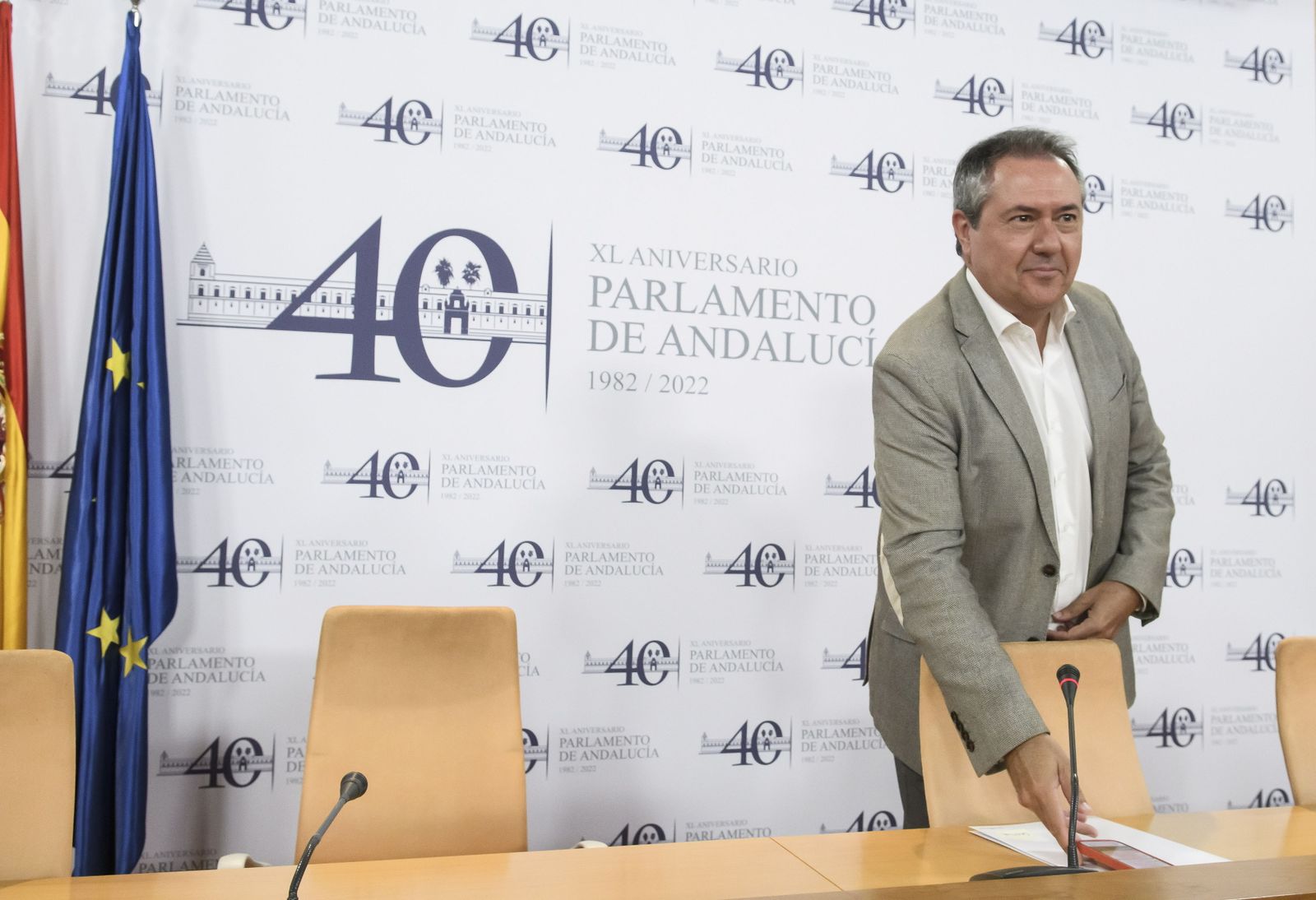 Juan Espadas en el Parlamento de Andalucía