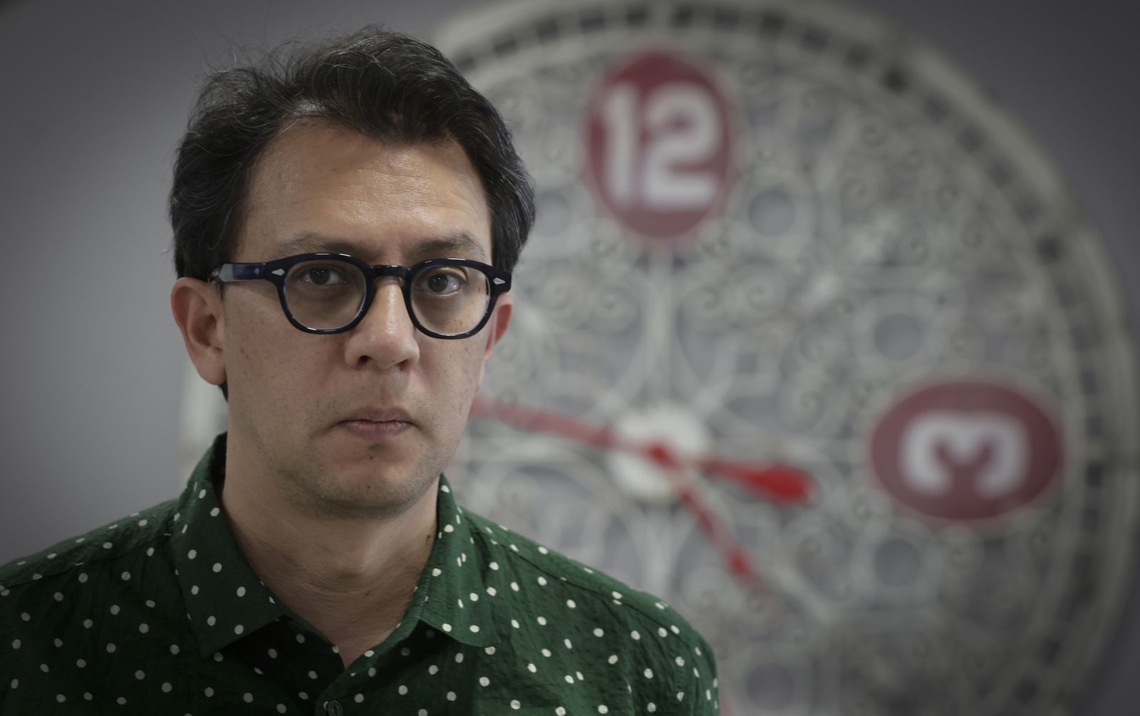 El narrador Andrés Felipe Solano, fotografiado hace unos meses en una visita a Sevilla.