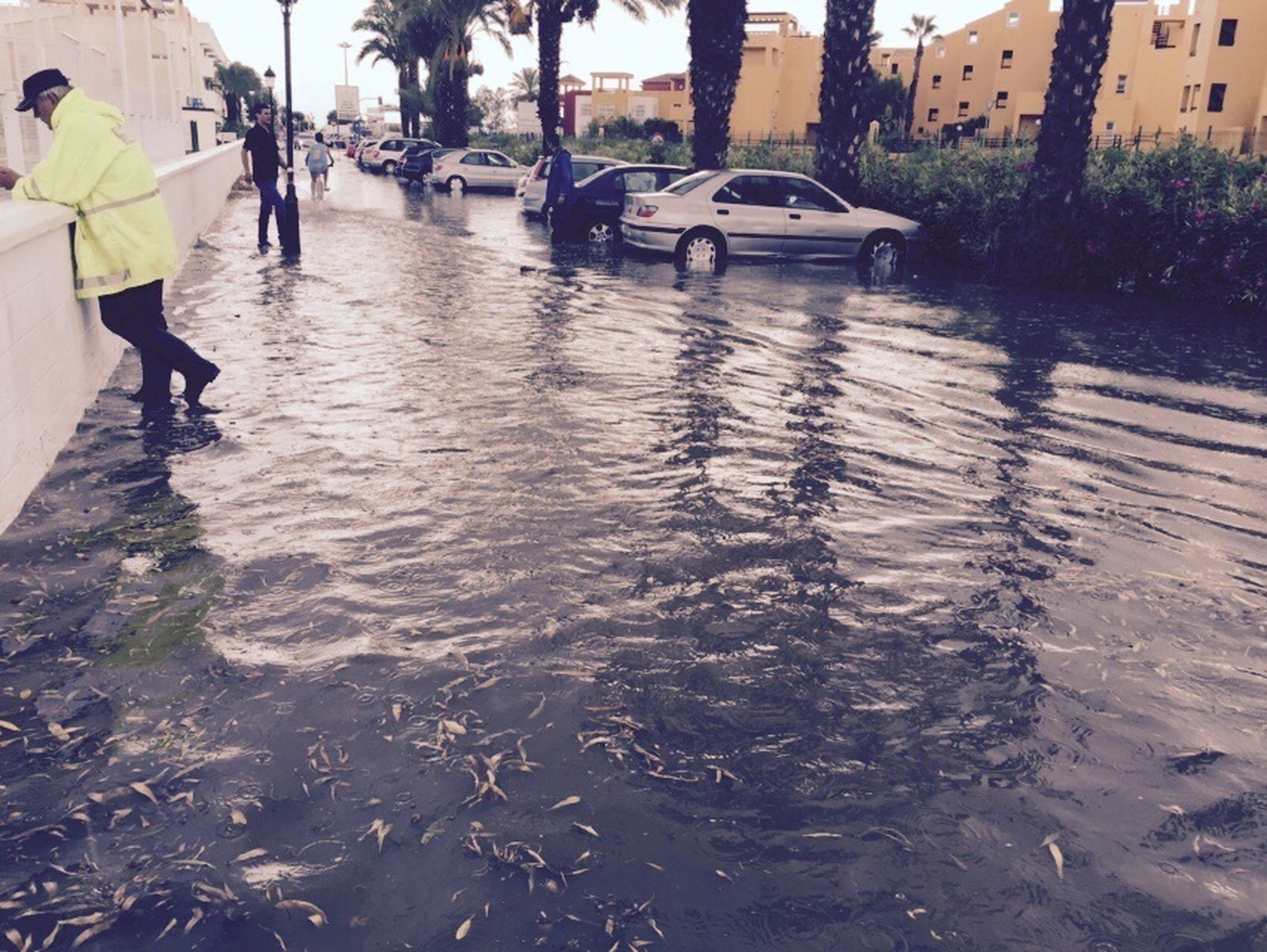 Las inundaciones son una constante en Vera cuando se producen lluvias torrenciales.