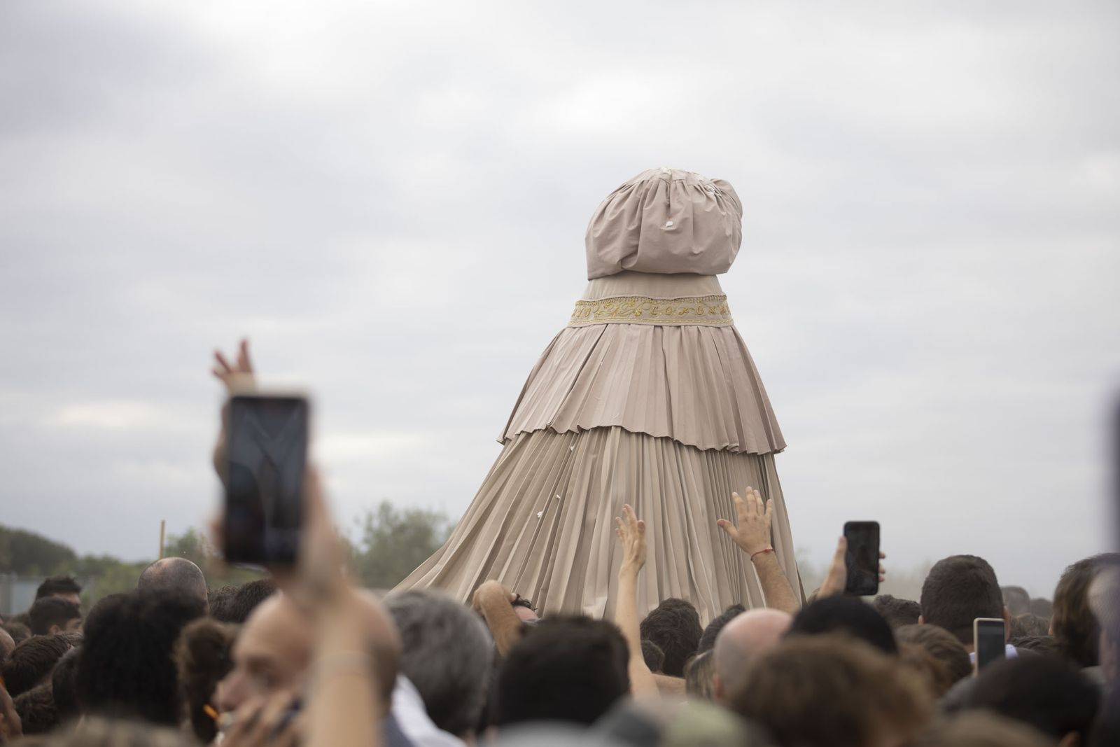 Imágenes del traslado de la Virgen del Rocío de Almonte hasta El Chaparral