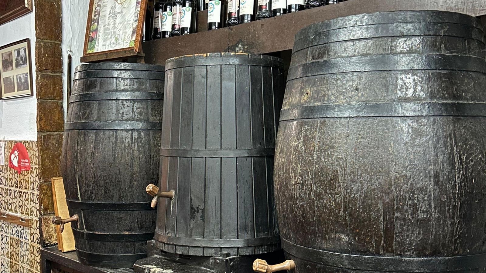 Barricas de vino