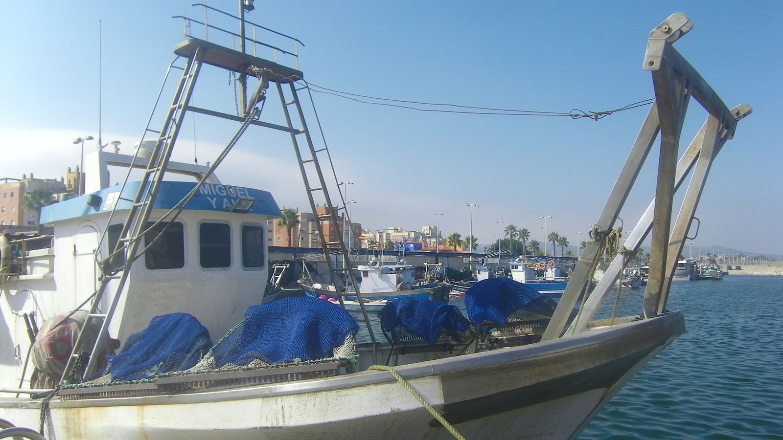 Puerto pesquero de La Atunara.