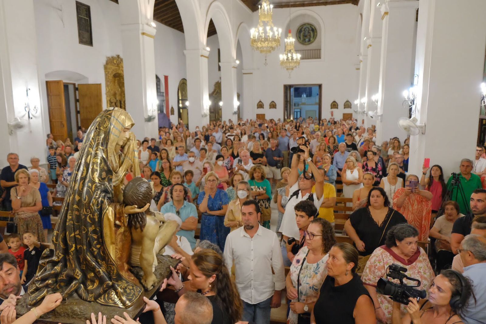 Un momento del acto celebrado el pasado domingo en Ayamonte.