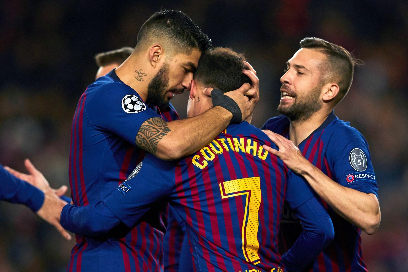 Las imágenes del Barcelona-Olympique de Lyon de Champions