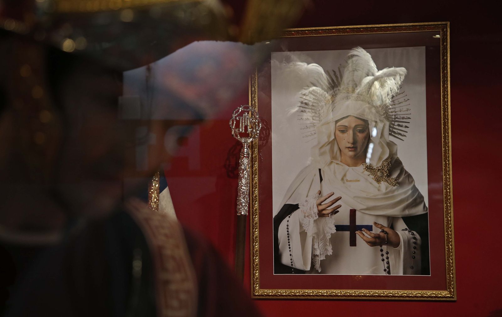 Fotos de la exposición de Enseres Cofrades en el Corte Inglés de Algeciras