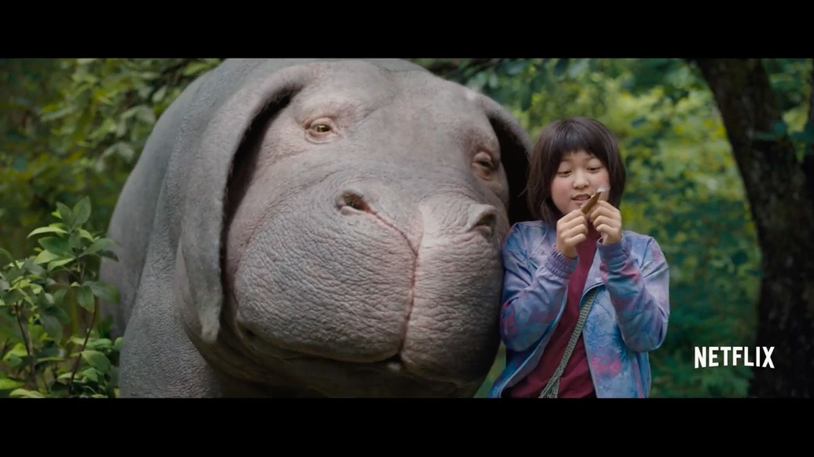 La japonesa 'Okja', producida por Netflix y presentada en Cannes en 2017.