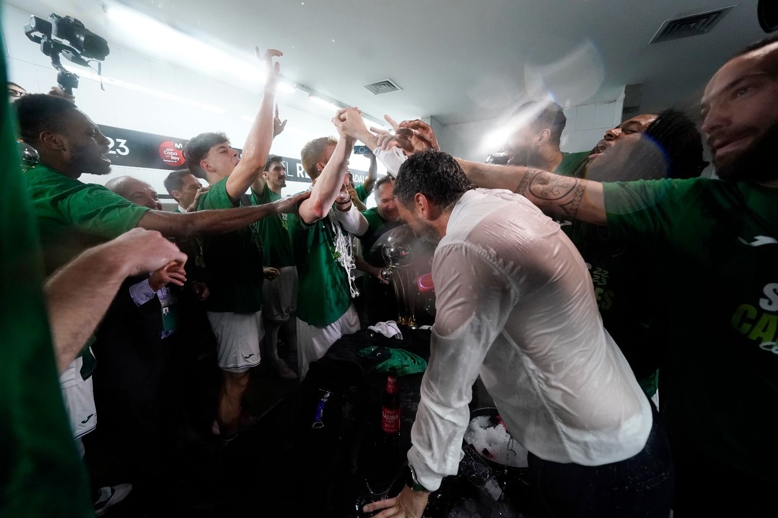La celebración del Unicaja como campeón de la Copa del Rey, en imágenes