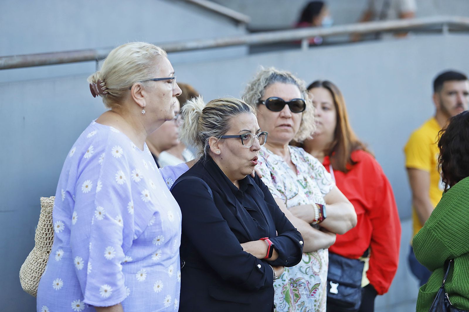 Llegada a los juzgados del detenido por el atropello mortal en Gibraleón