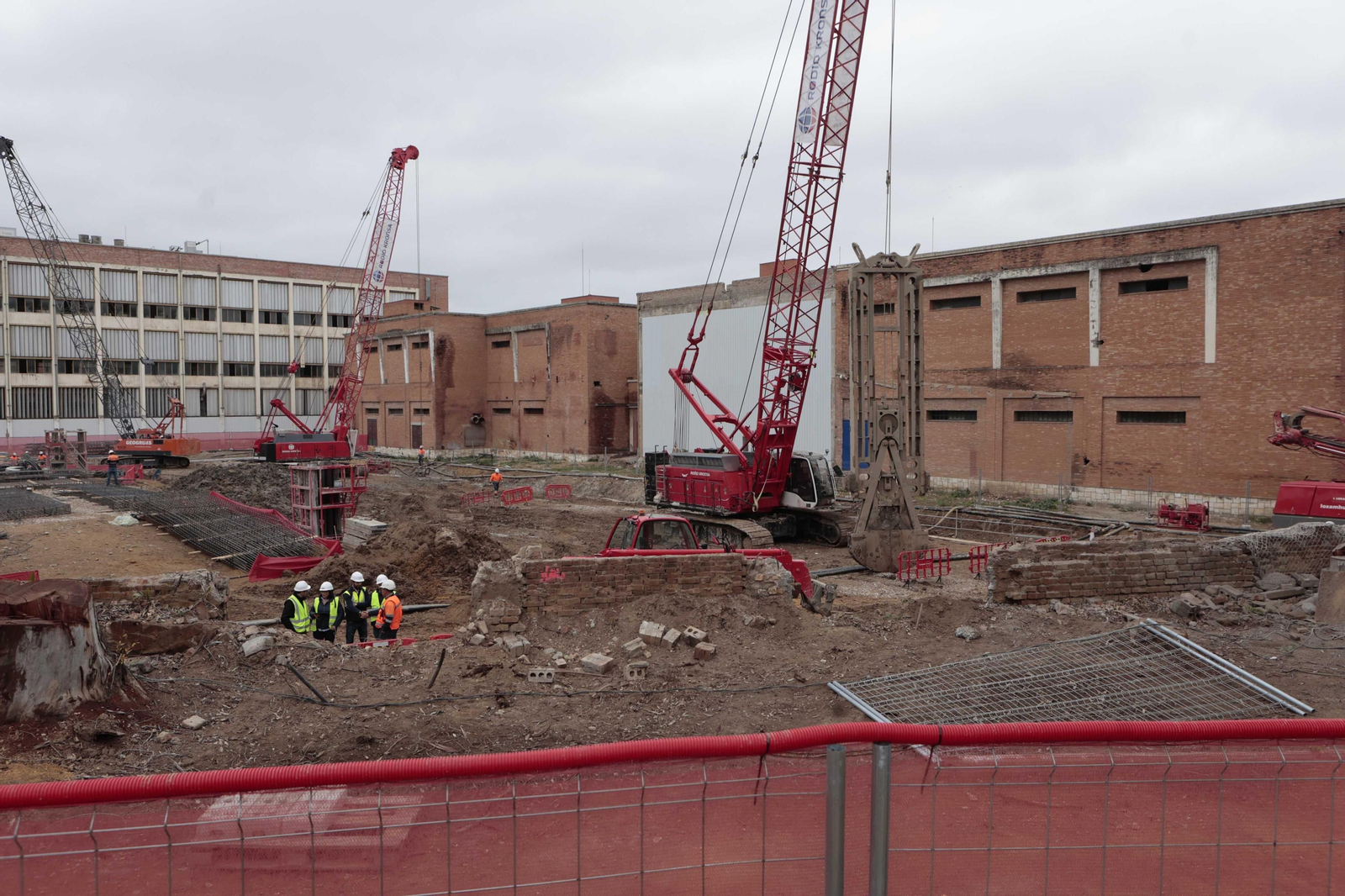 Obras en la antigua Tabacalera