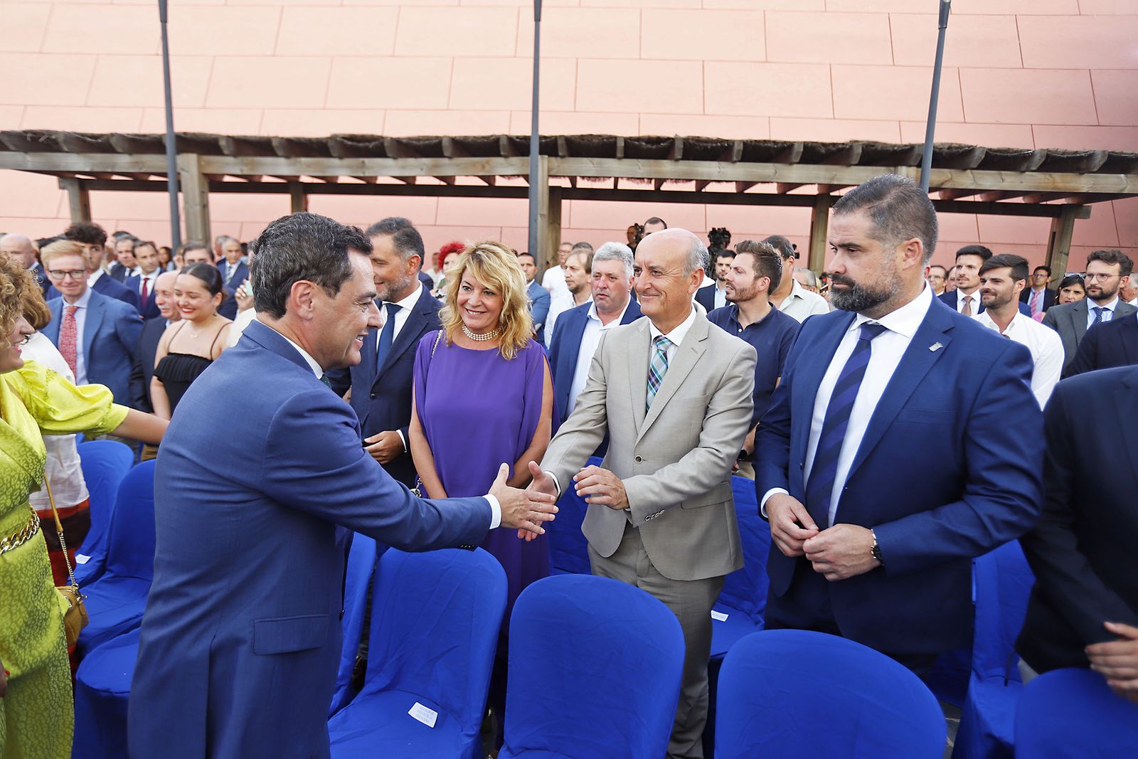 Imágenes de la constitución de la Diputación de Huelva