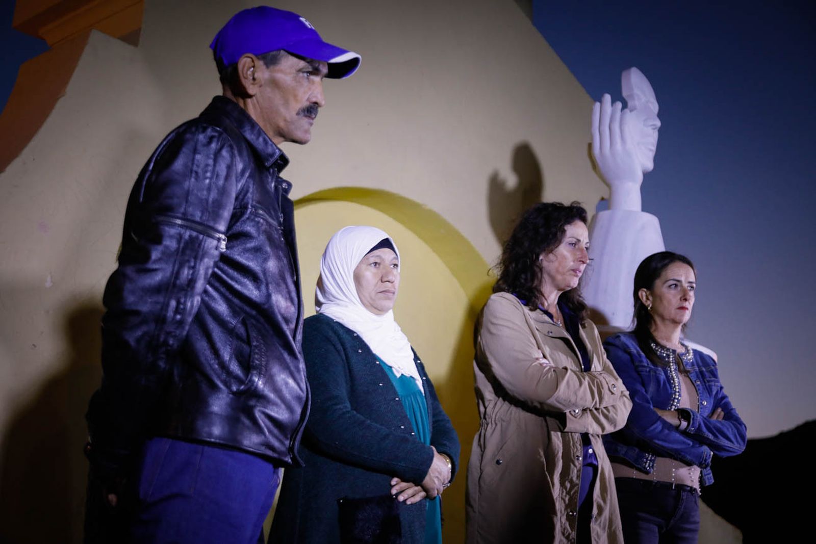 Imágenes del monolito en homenaje a las víctimas de violencia de género