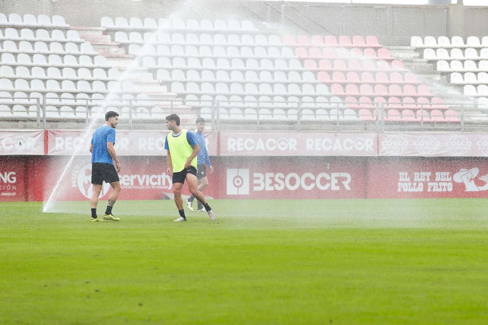 El entrenamiento del Algeciras CF antes de la visita al Recreativo de Huelva