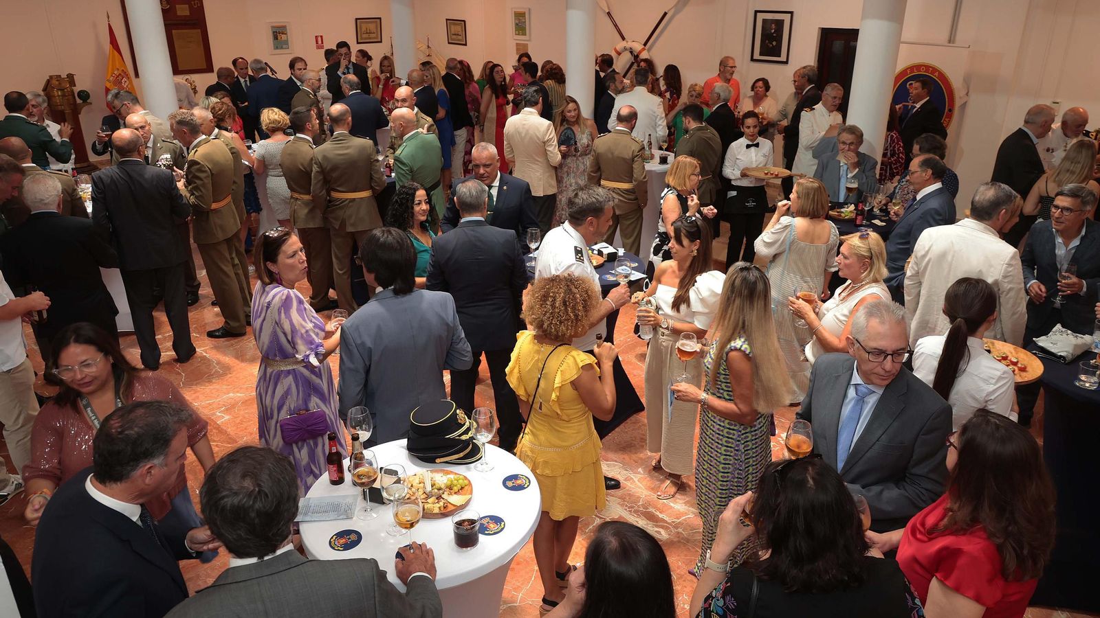 Fotos de la recepción de la Comandancia de Marina y la Autoridad Portuaria de la Bahía de Algeciras con motivo de la festividad de la Virgen del Carmen