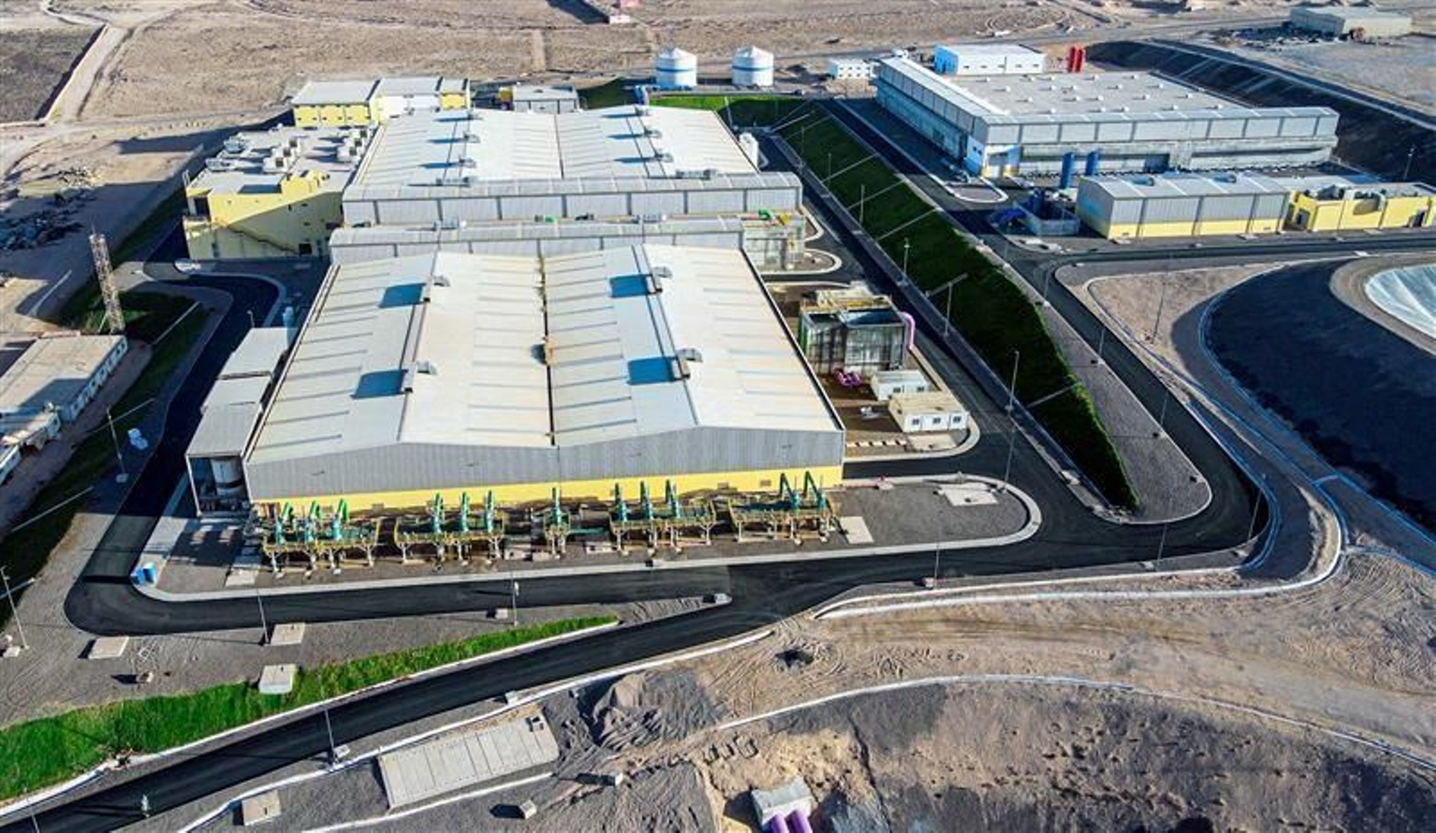 Planta desaladora de Agadir, situada en Marruecos.