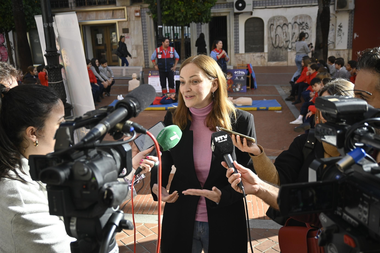 Los niños del Cardenal Spínola aprenden a salvar vidas.