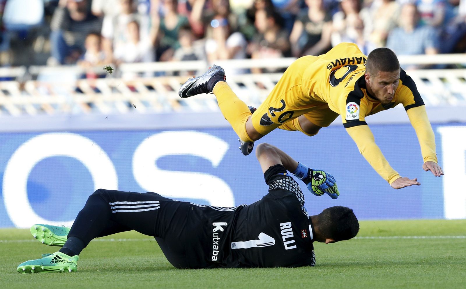 Las imágenes del Real Sociedad-Málaga