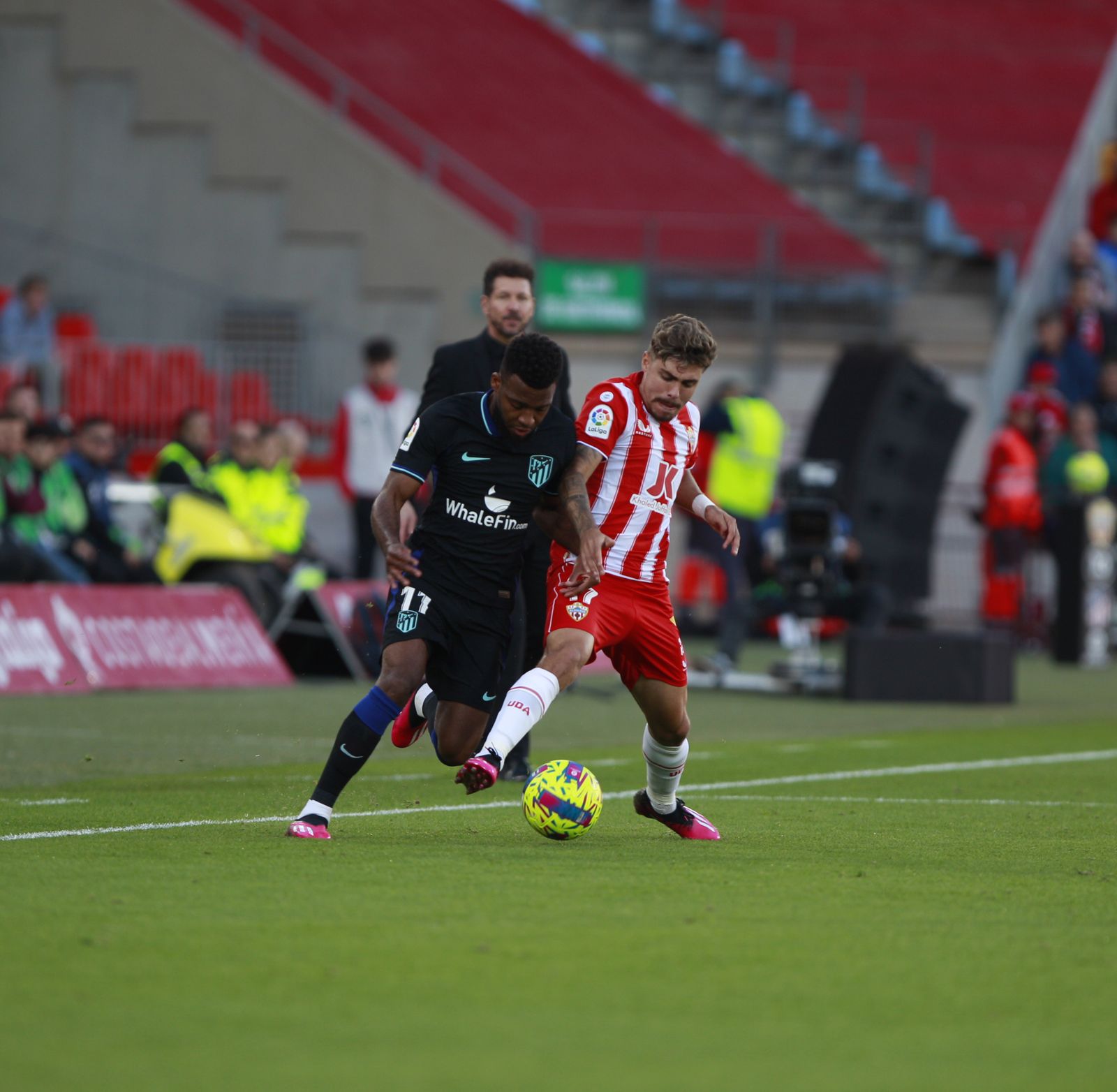 Imágenes del partido U.D. Almería-Atlético de Madrid