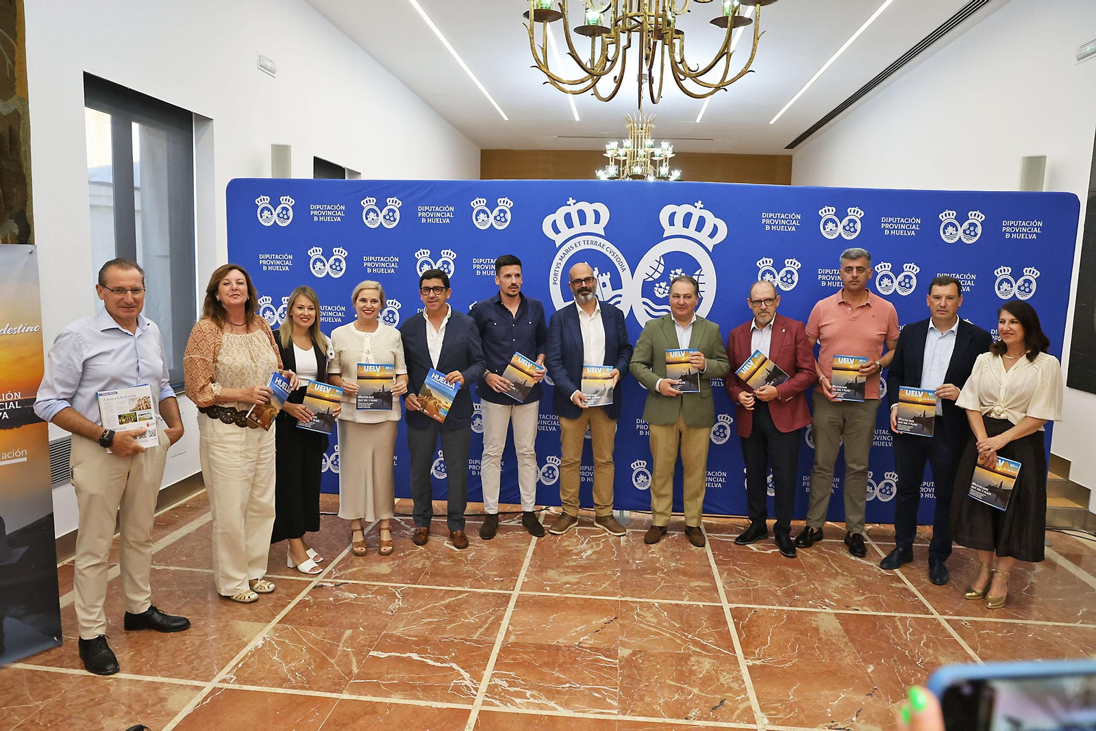 Imágenes de la presentación de la revista de Turismo "Huelva Tu Destino"