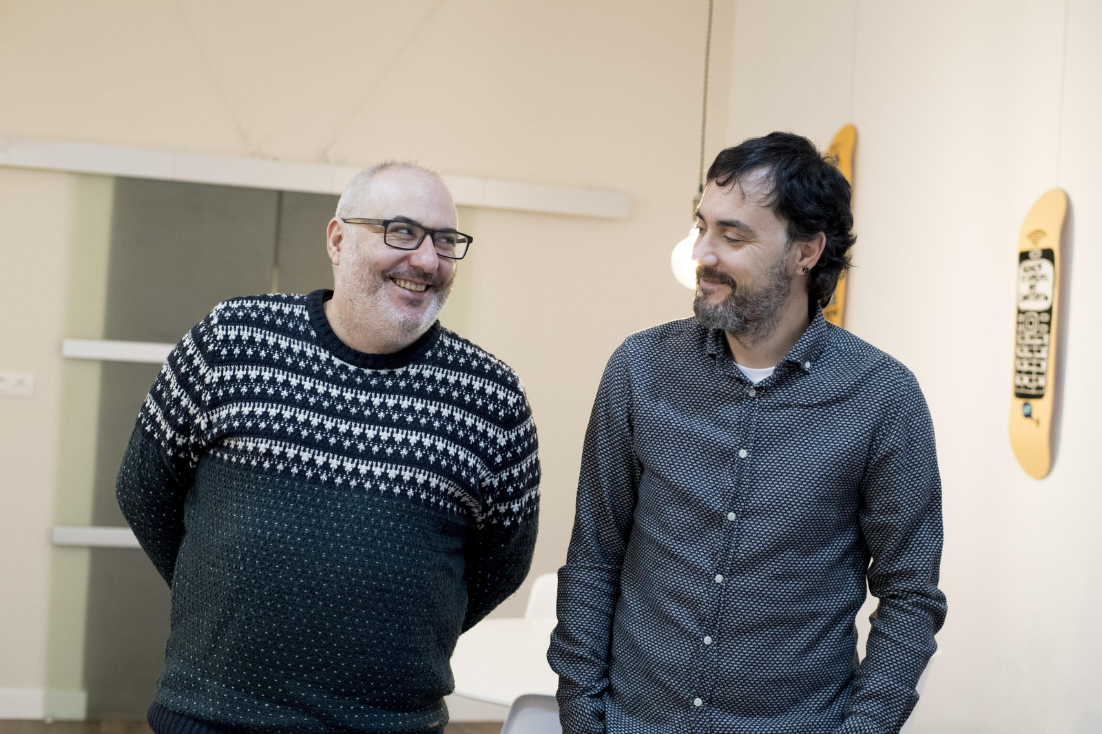 Los hermanos Kiko y Juan Antonio Salinas, el alma de The Borderline Music y de Linier Discos