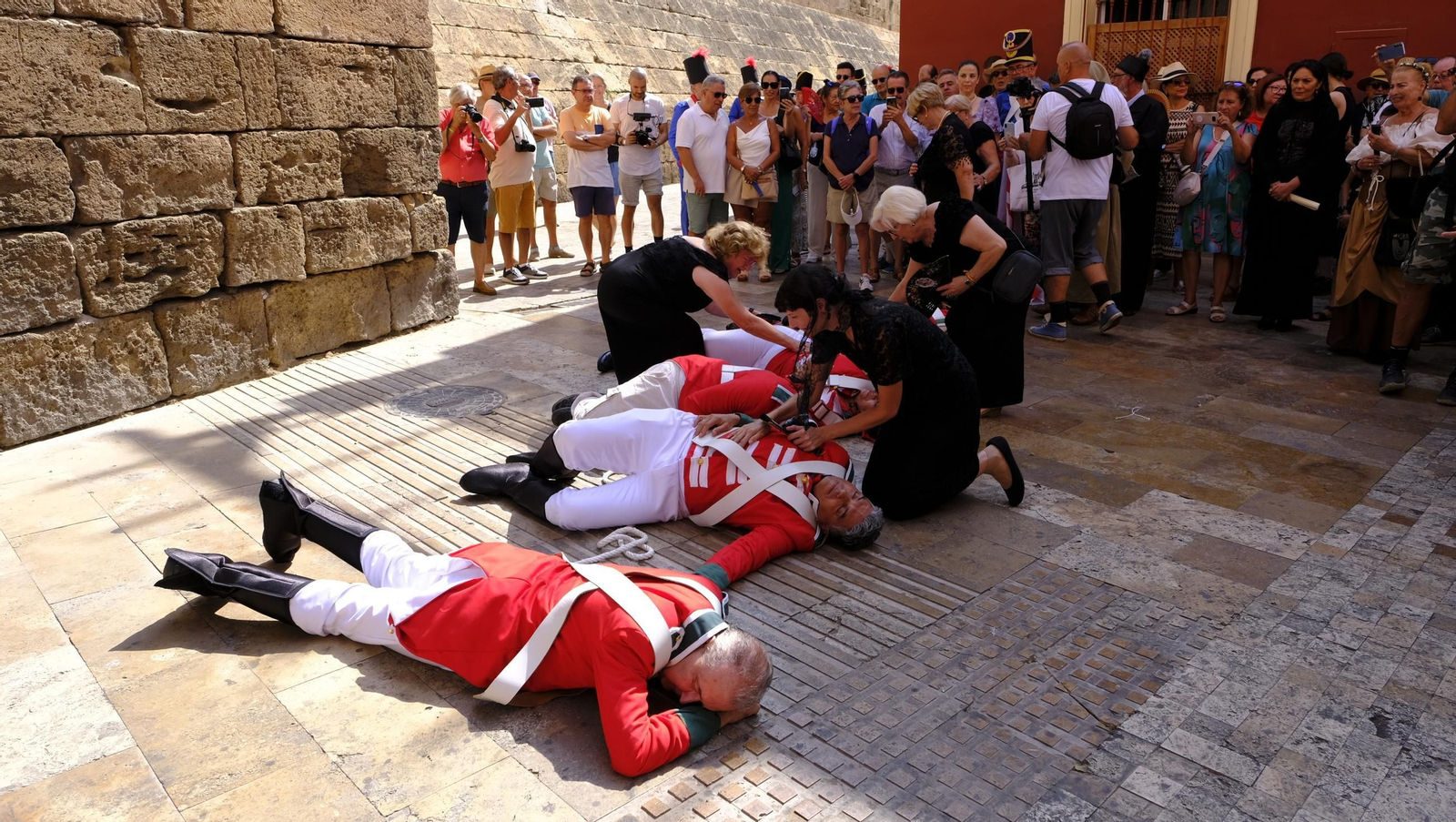 Recreación histórica de Los Coloraos, en imágenes